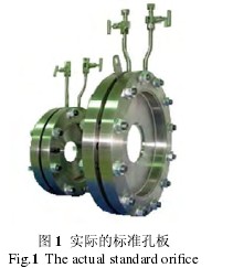 實(shí)際的標(biāo)準(zhǔn)孔板示意圖